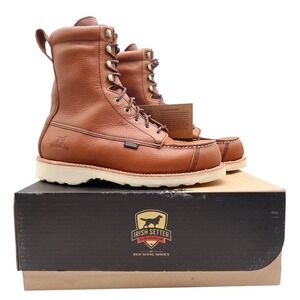 Irish Setter Wingshooter 894 Mens 12 D 9" Hunting Boots Brown Leather Waterproof